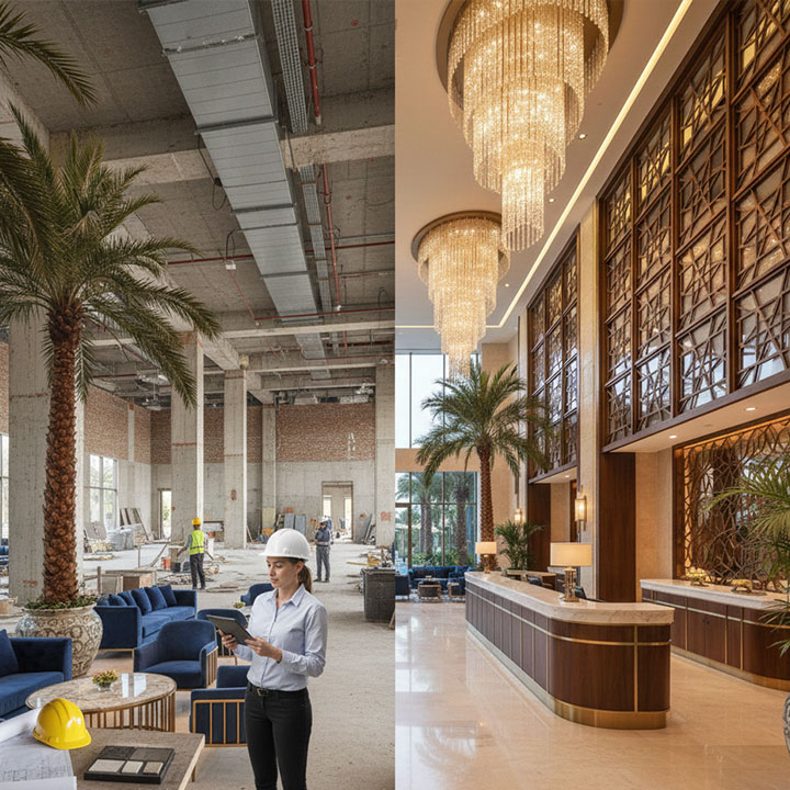 Turnkey Fit-Out for Luxury Hotels: Process, Milestones & Quality Control